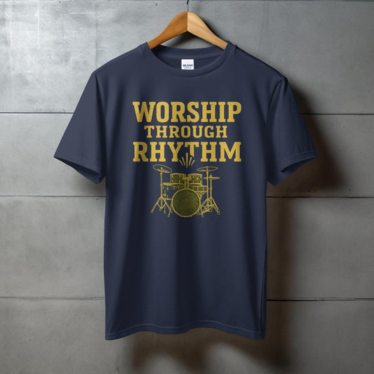 Worship Through Rhythm Printed T-Shirt product