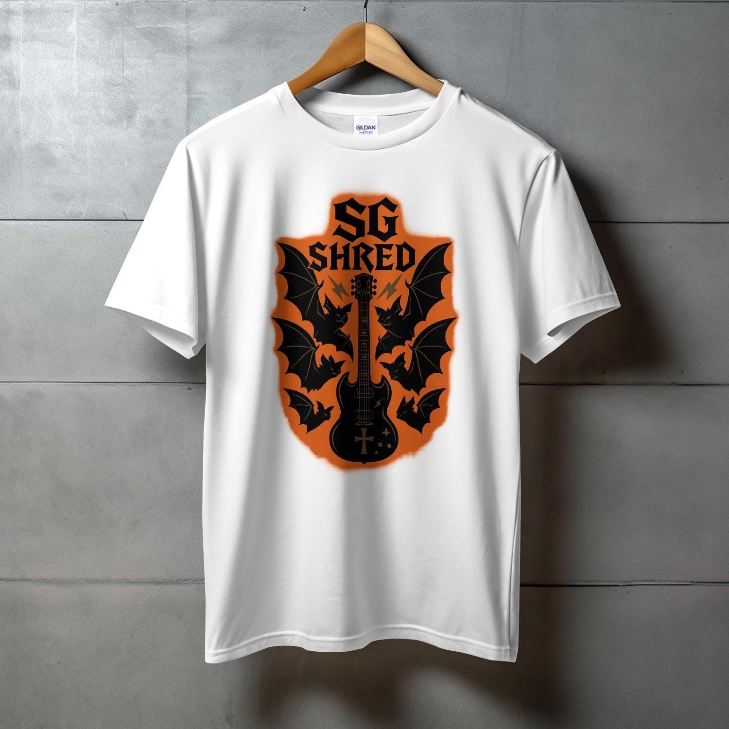 SG Shred Graphic Tee with Gothic Bats Design product