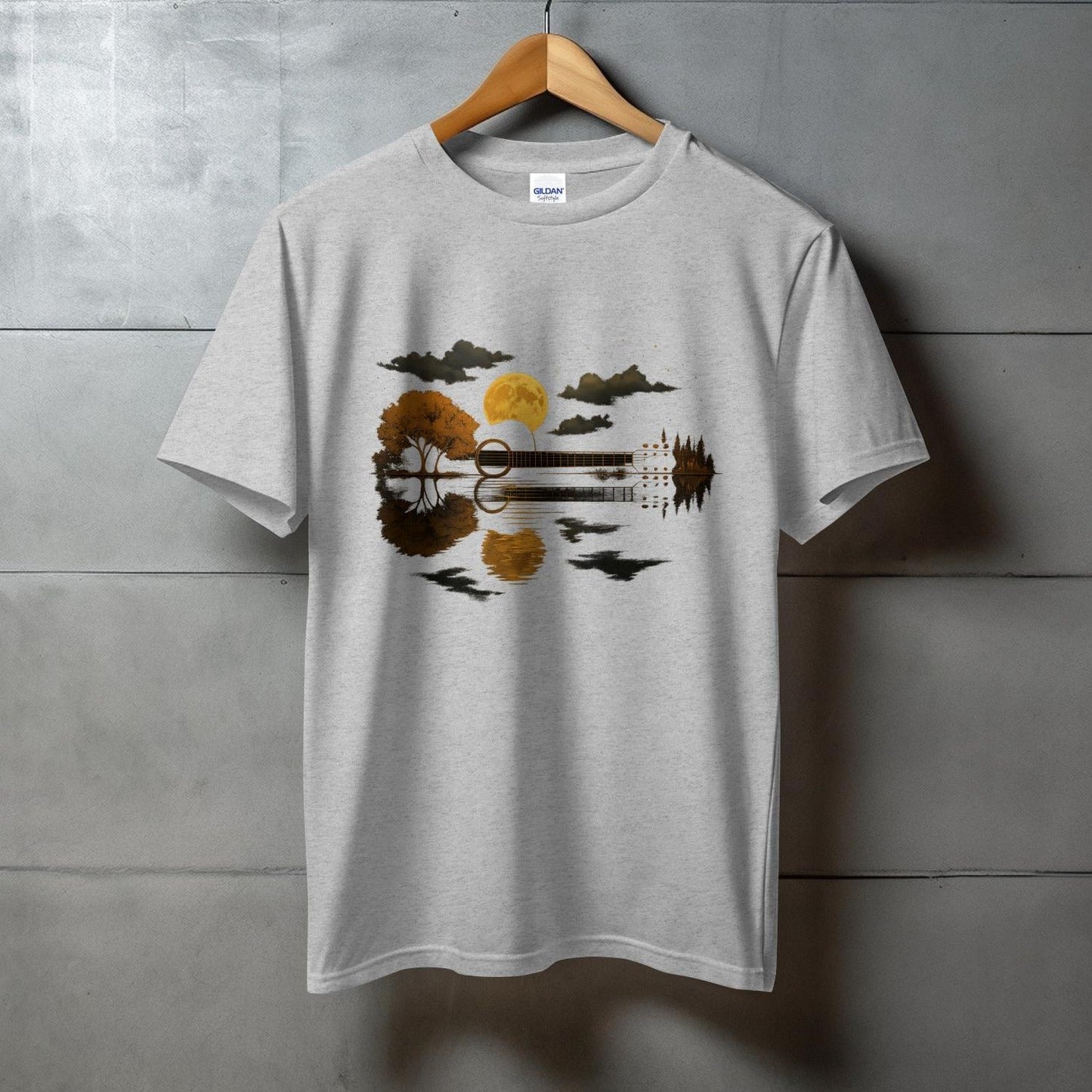Guitar Reflections Scenic Design T-shirt product type