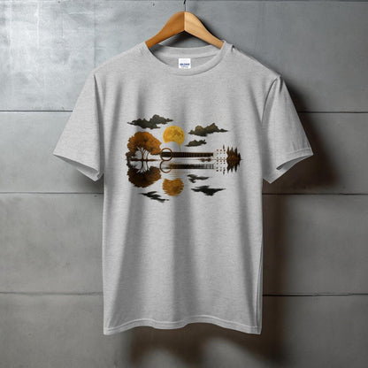 Guitar Reflections Scenic Design T-shirt product type