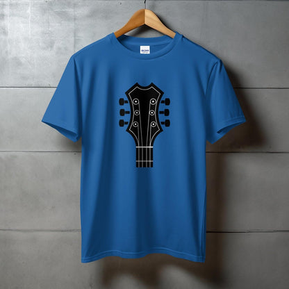 Guitar Headstock Graphic Printed T-shirt product
