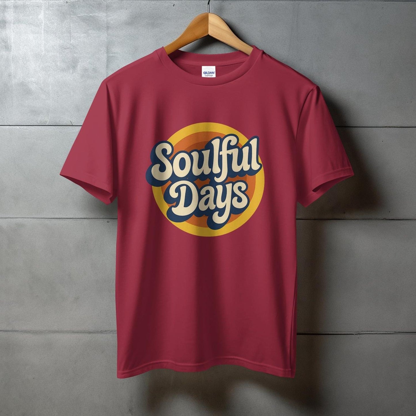 Soulful Days Graphic Red Casual T-Shirt product type