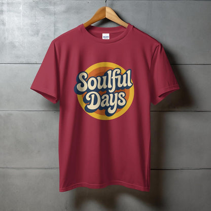 Soulful Days Graphic Red Casual T-Shirt product type