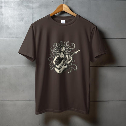 Medusa Playing Electric Guitar Graphic Tee product