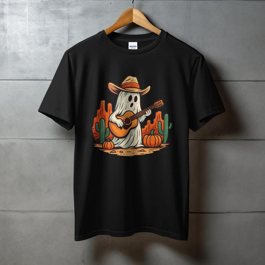 Ghost Playing Guitar Desert Scene Unisex T-Shirt product