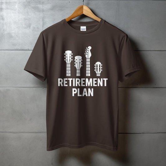 Retirement Plan Guitar Theme Graphic T-Shirt product