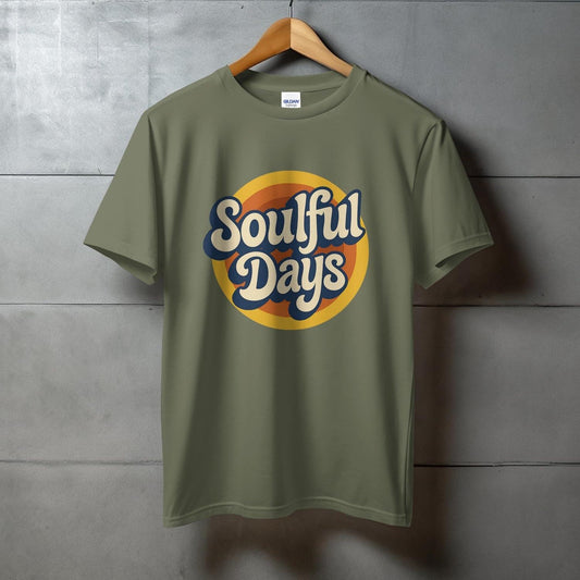 Soulful Days Graphic Tee Retro Style T-shirt product