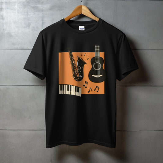 Musical Instruments Graphic Print T-Shirt product type