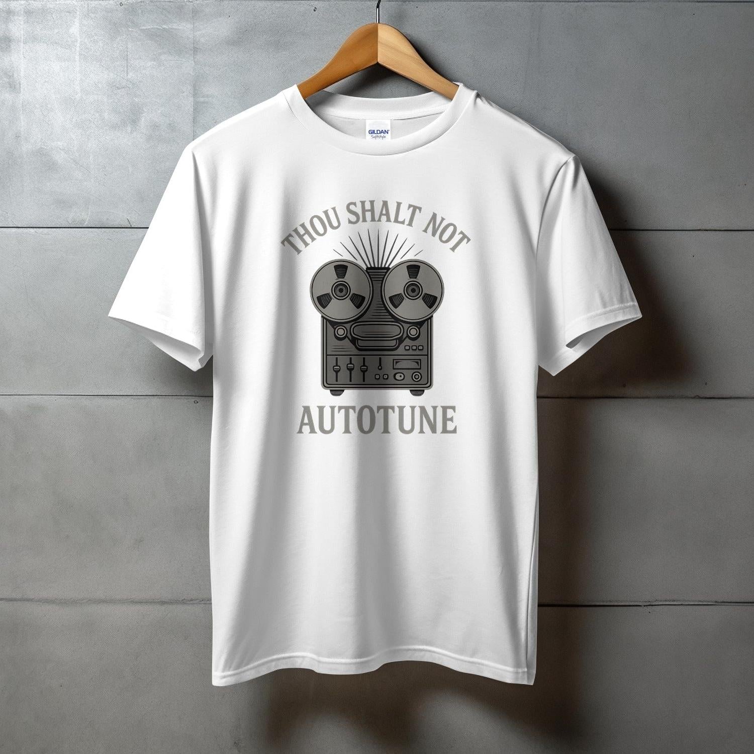 Thou Shalt Not Autotune Printed T-Shirt Product