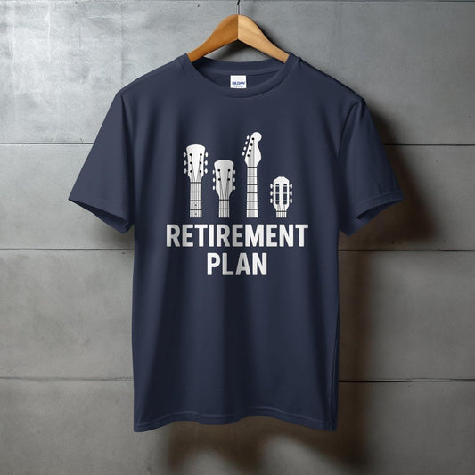 Retirement Plan Graphic Tee Music Lovers Shirt product
