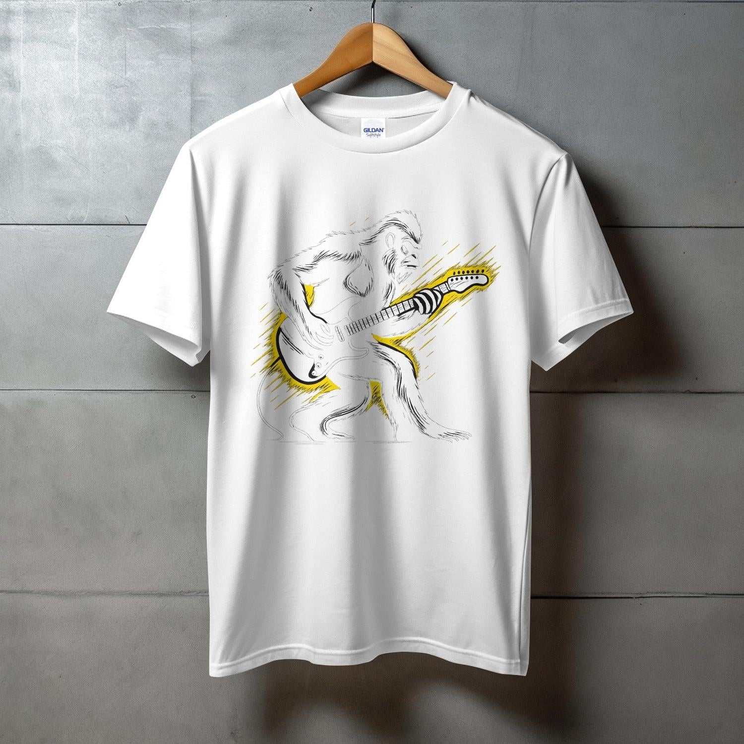 Electric Guitar Playing Monster Graphic Tee product type