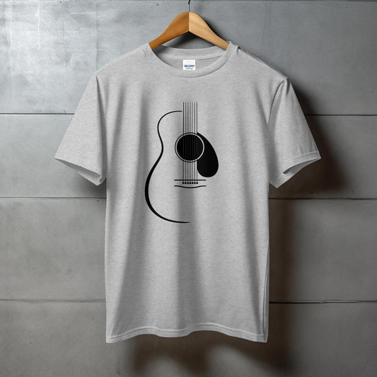Acoustic Guitar Design Unique Graphic T-shirt product
