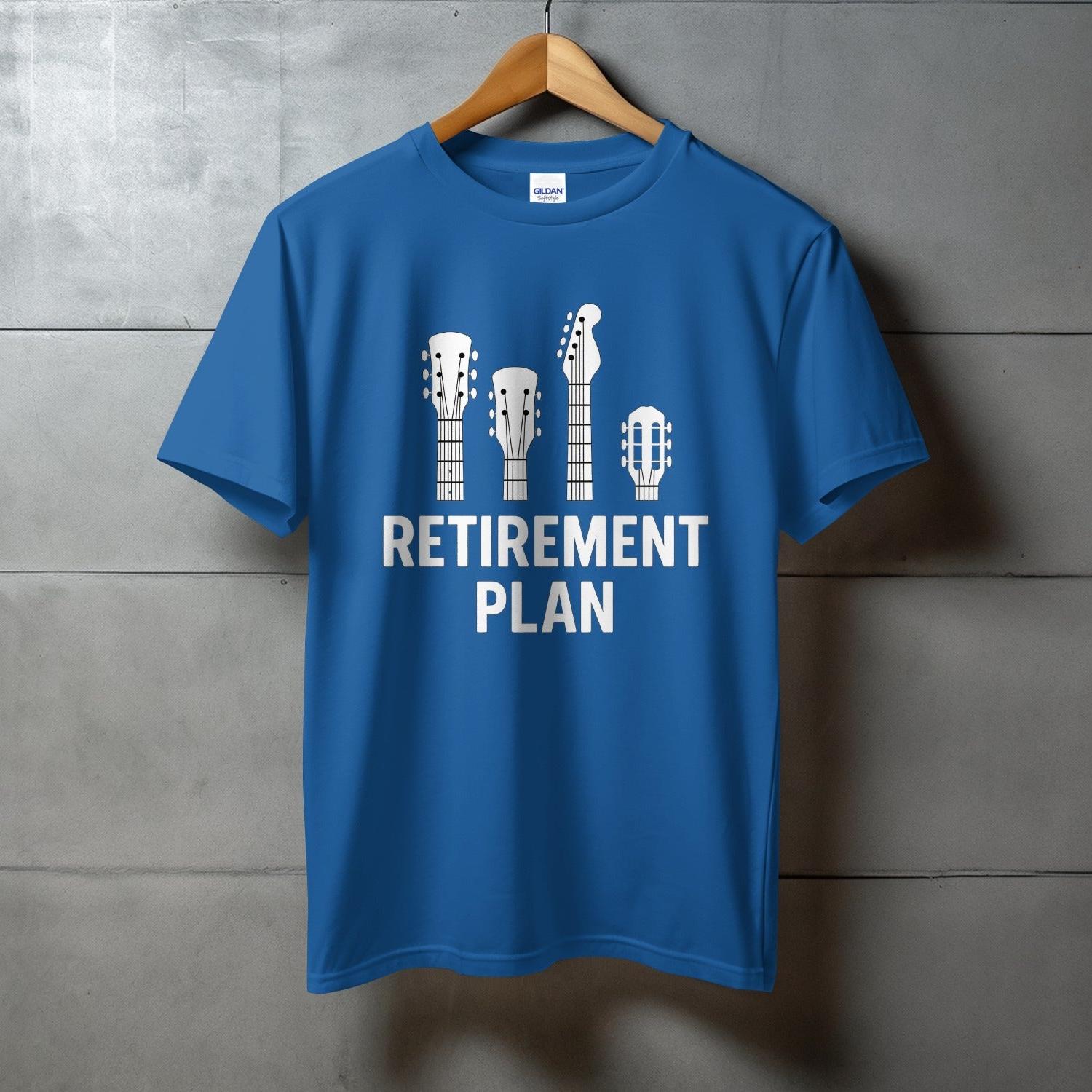 Retirement Plan Guitar Heads Graphic Tee product