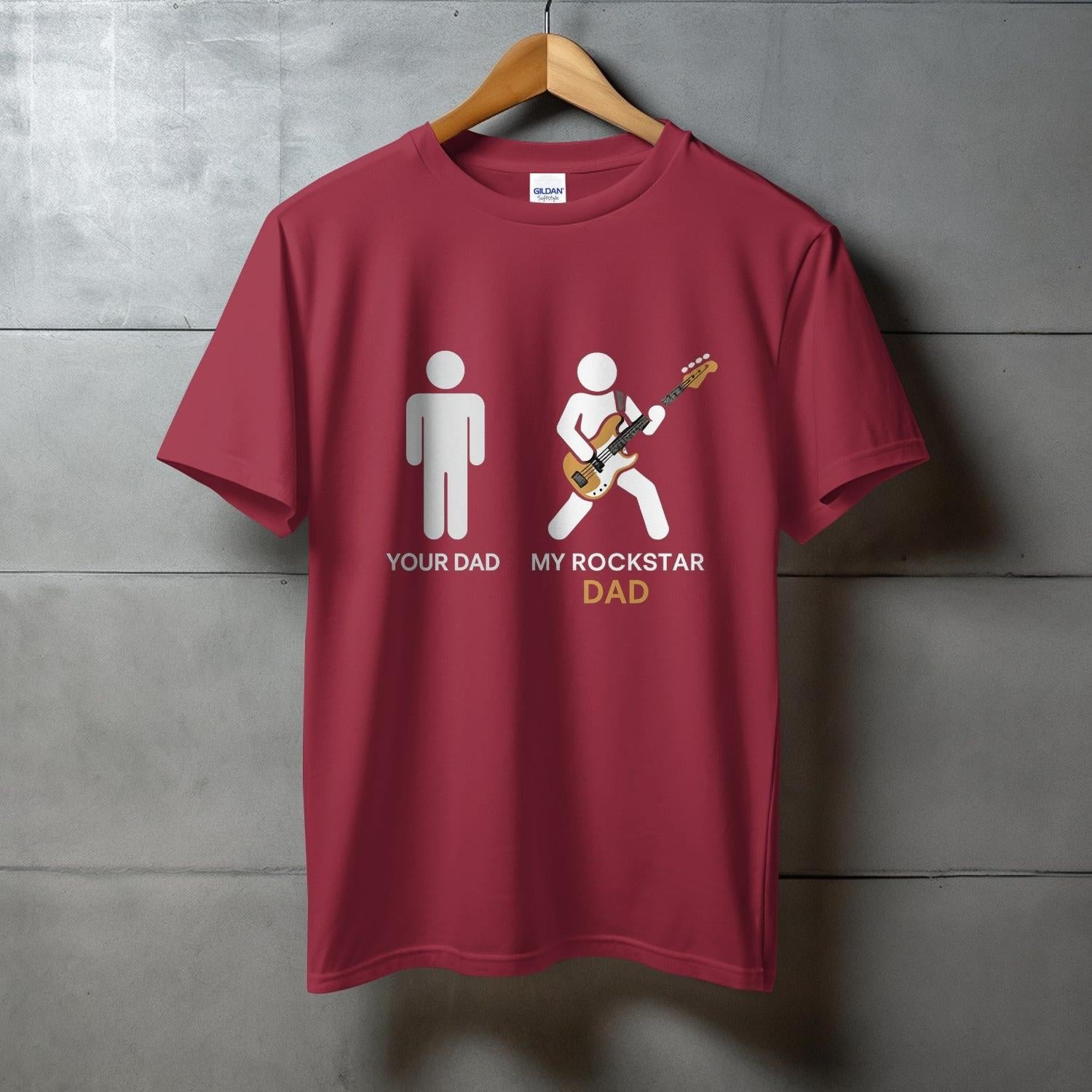Your Dad My Rockstar Dad T-Shirt Father's Day product