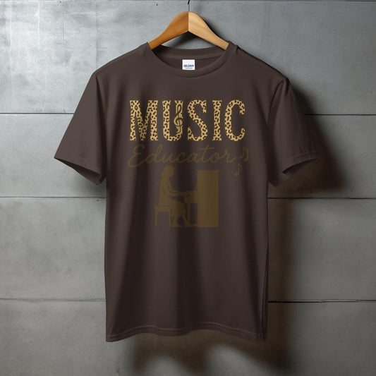 Music Educator Graphic Tee Displaying Artistic Product Type