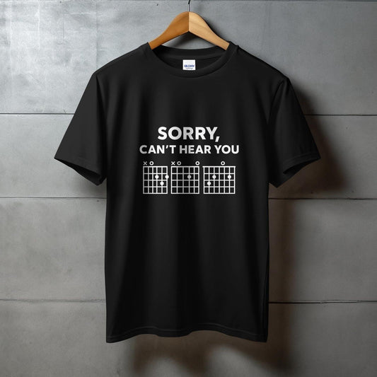 Sorry Can't Hear You Guitar Chords T-Shirt product