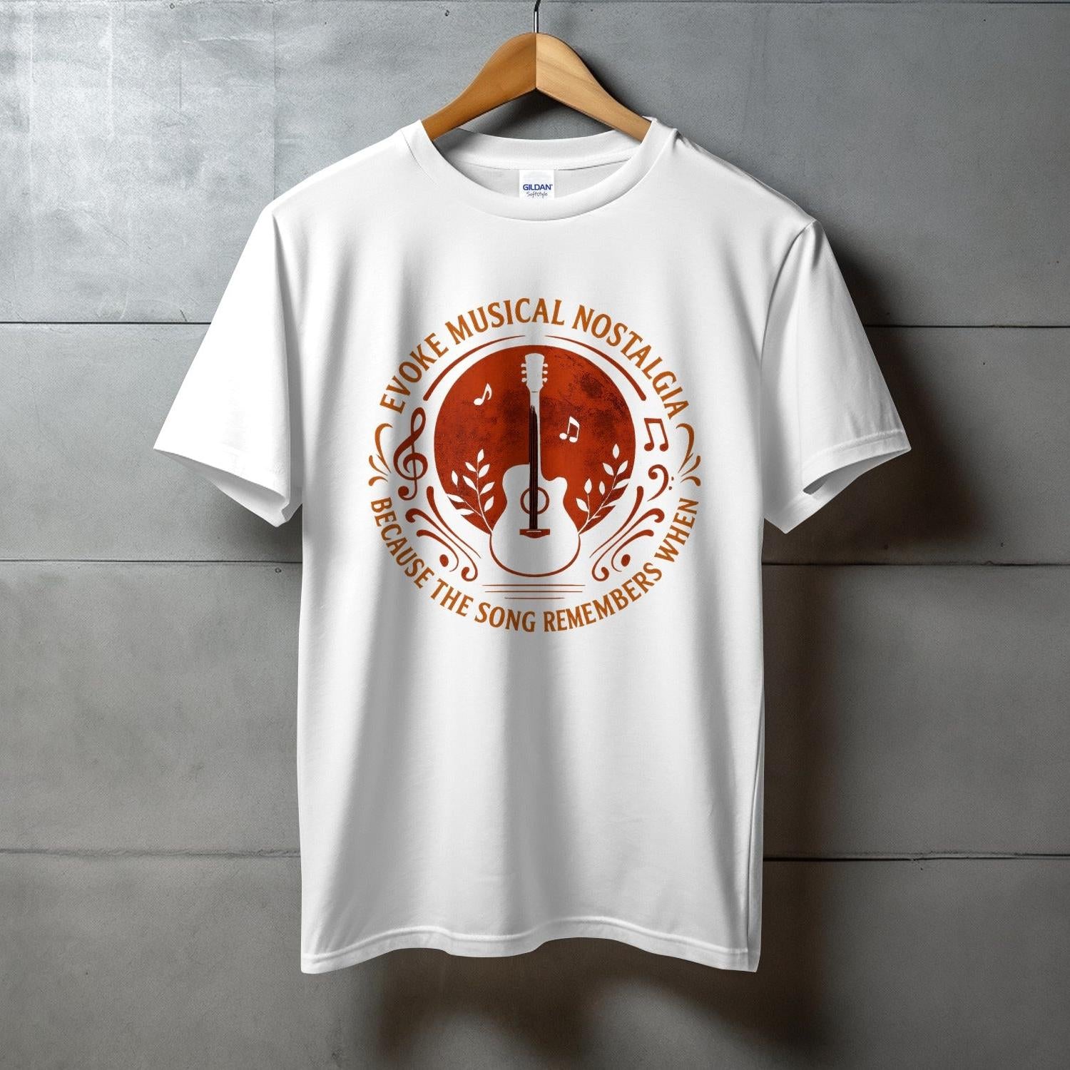 Evoke Musical Nostalgia white t-shirt product