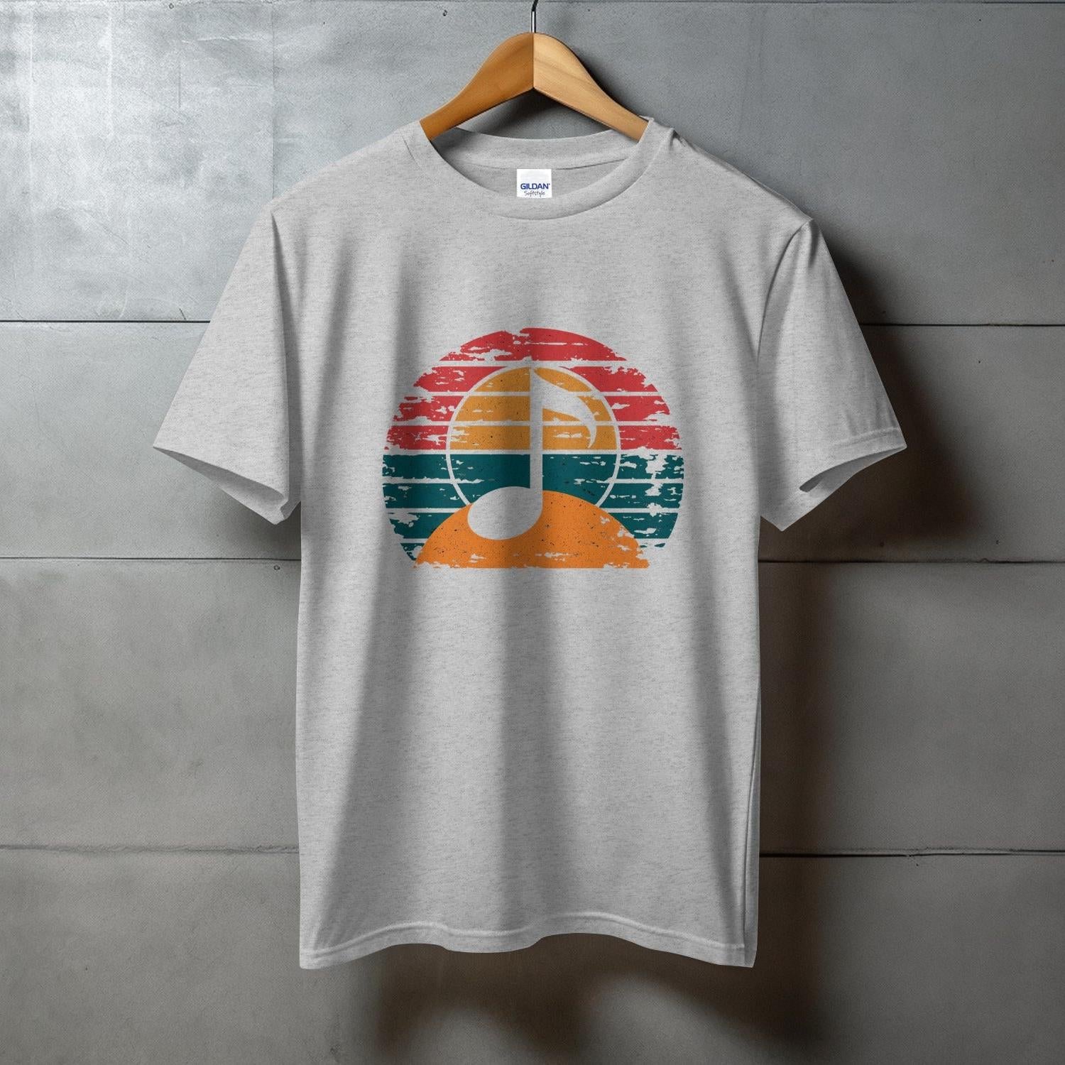 Retro Style Sunset Graphic Tee Shirt product type