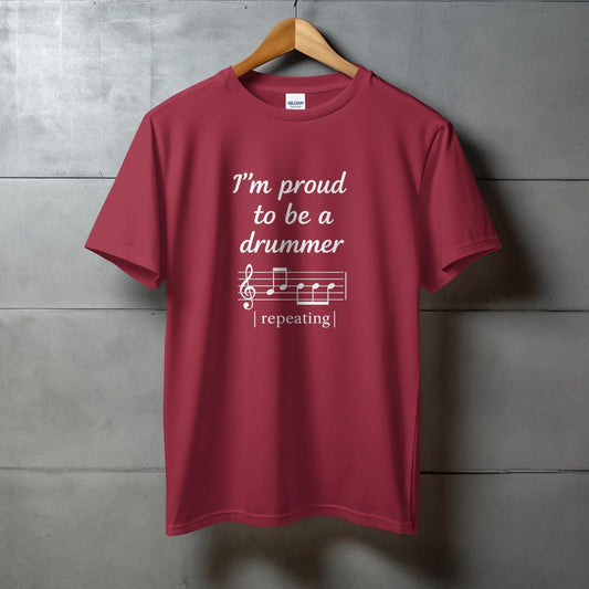 I'm proud to be a drummer repeating product type