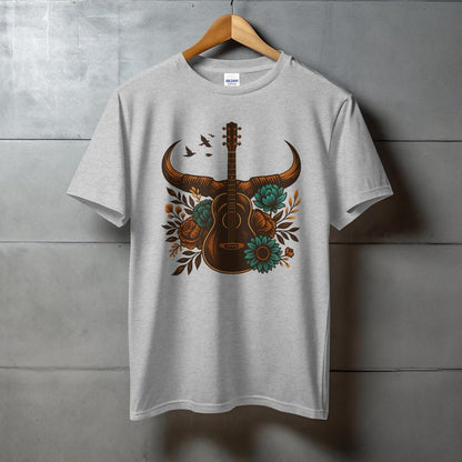 Airy Design Vintage Guitar Graphic T-Shirt product