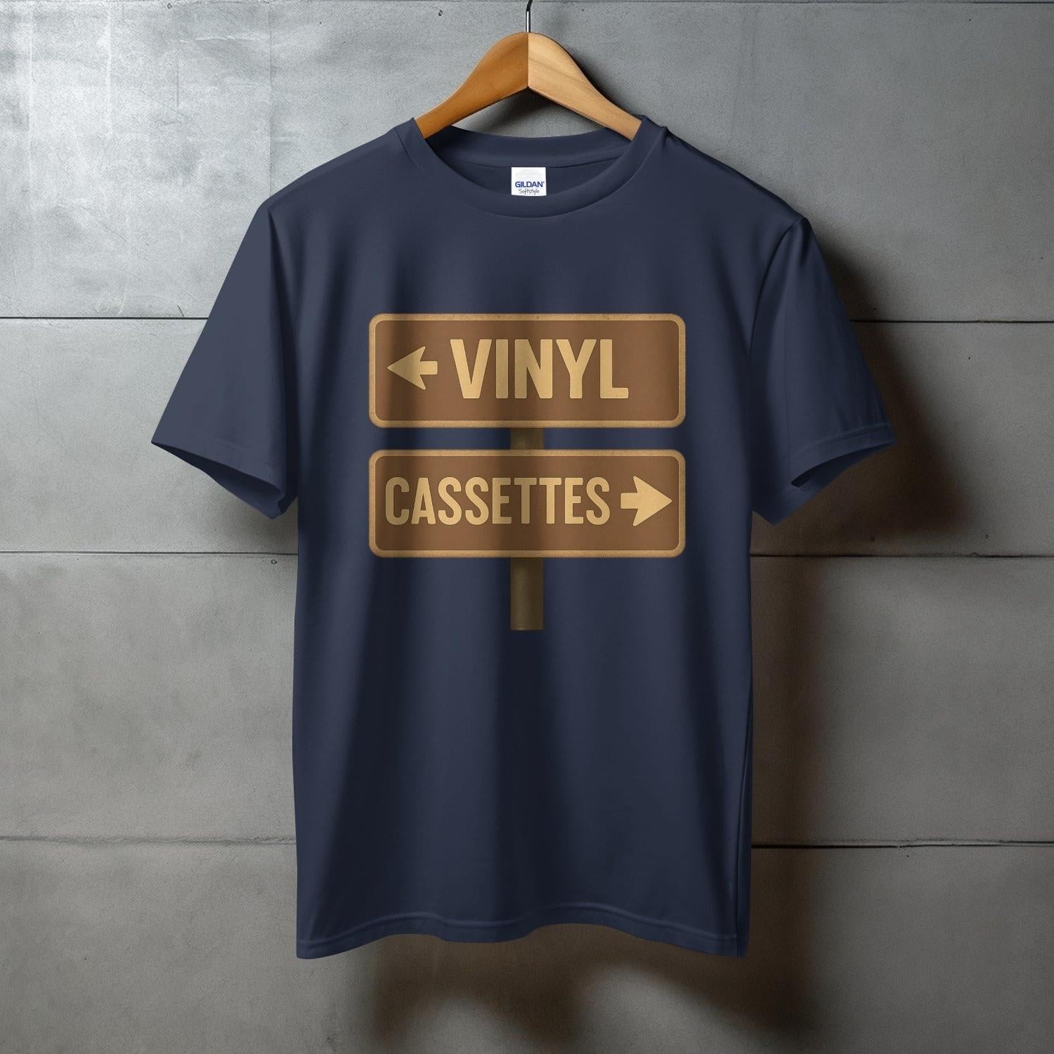 Vinyl Cassettes Sign Graphic Design T-shirt product