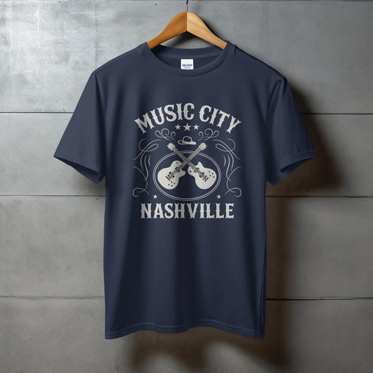 Music City Nashville Graphic Design T-Shirt product type