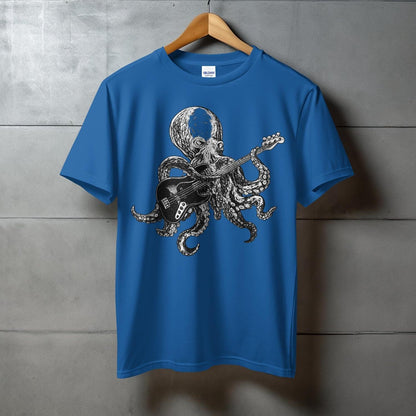 Octopus Playing Guitar Graphic T-Shirt product