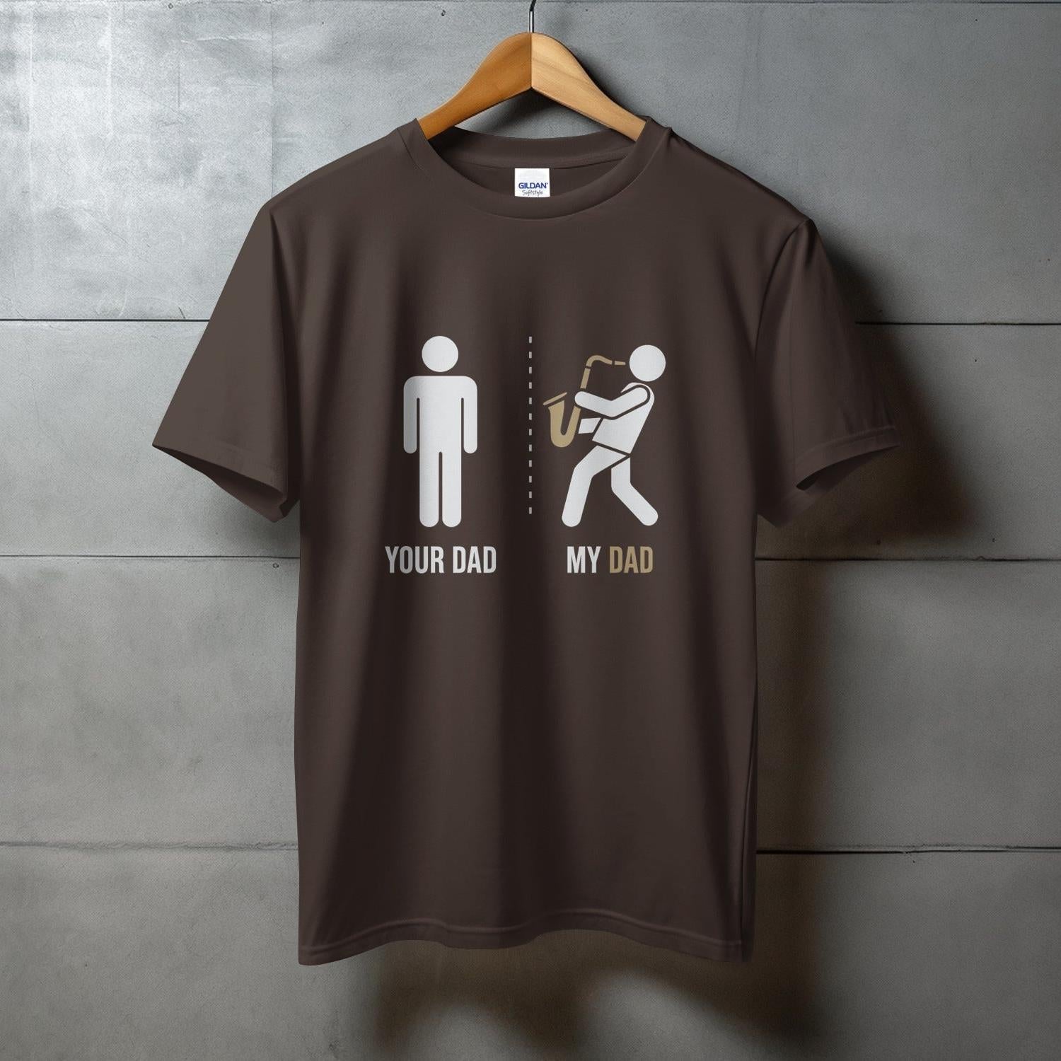Your Dad My Dad Funny Saxophone Humor T-shirt product type