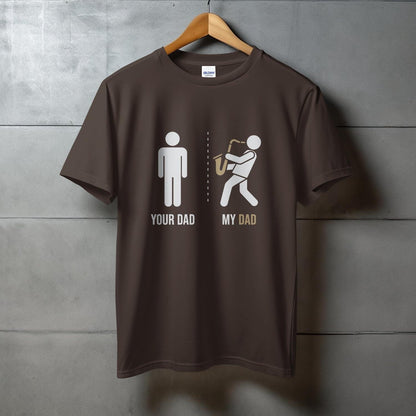 Your Dad My Dad Funny Saxophone Humor T-shirt product type
