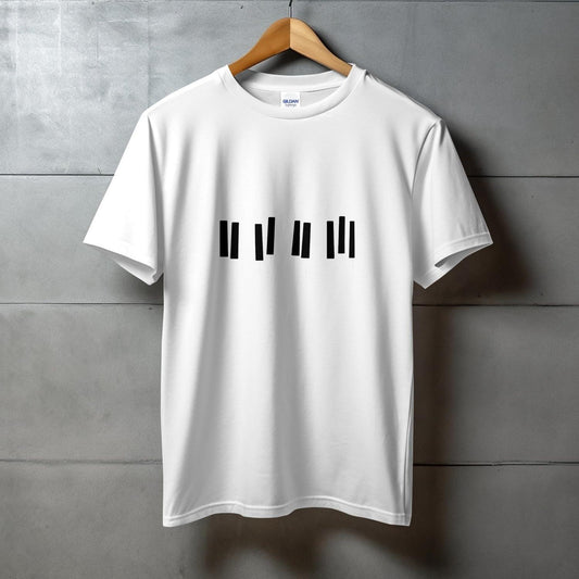 Unique Modern Graphic Design White T-shirt product
