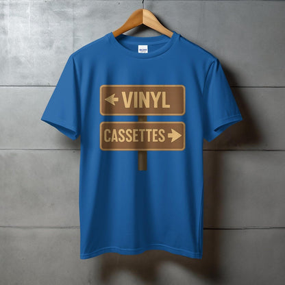 Vinyl Cassettes Sign Graphic Tee Shirt product