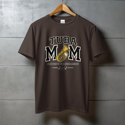 Tuba Mom Concerting And Rehearsing T-Shirt product type