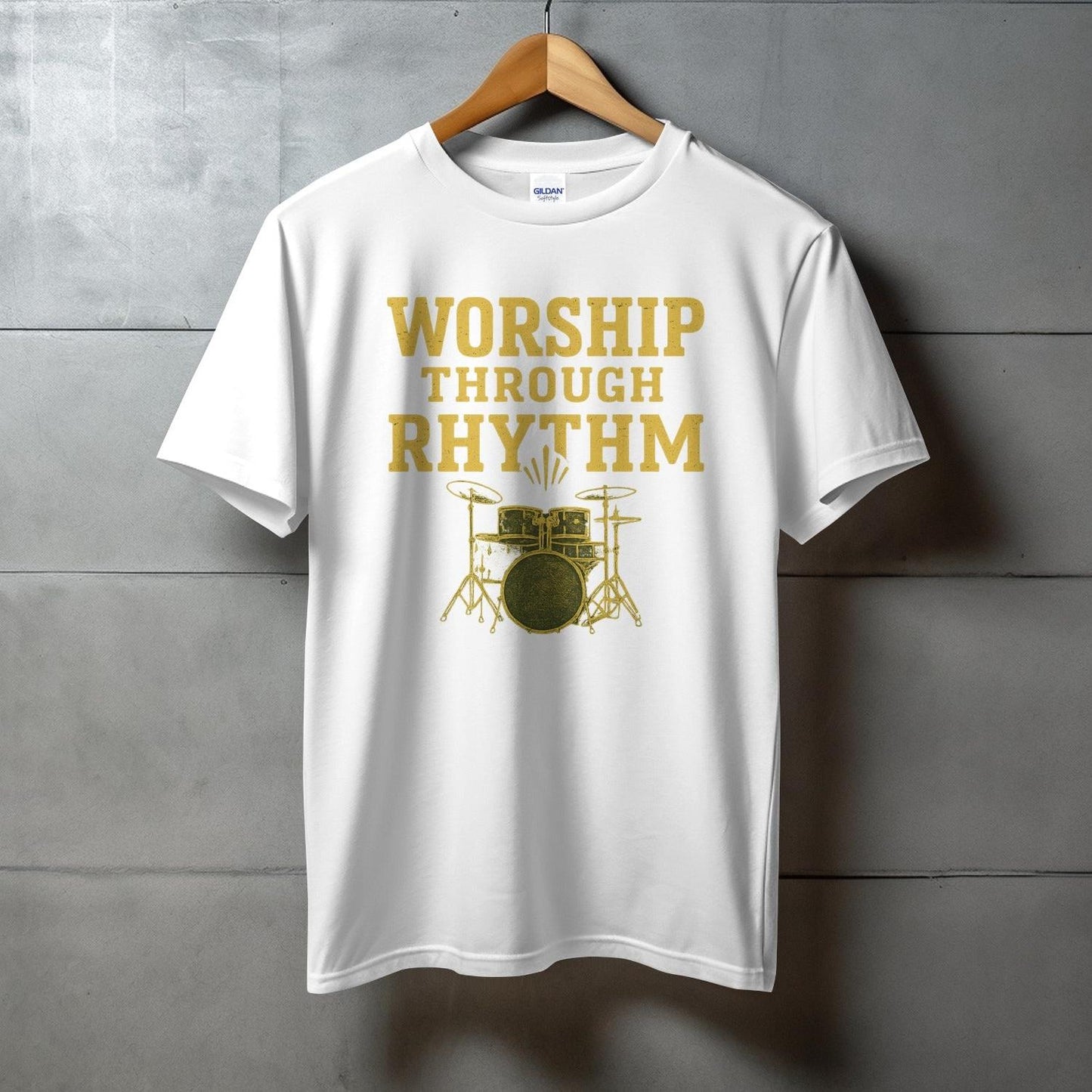 Worship Through Rhythm Drum Kit T-shirt product type