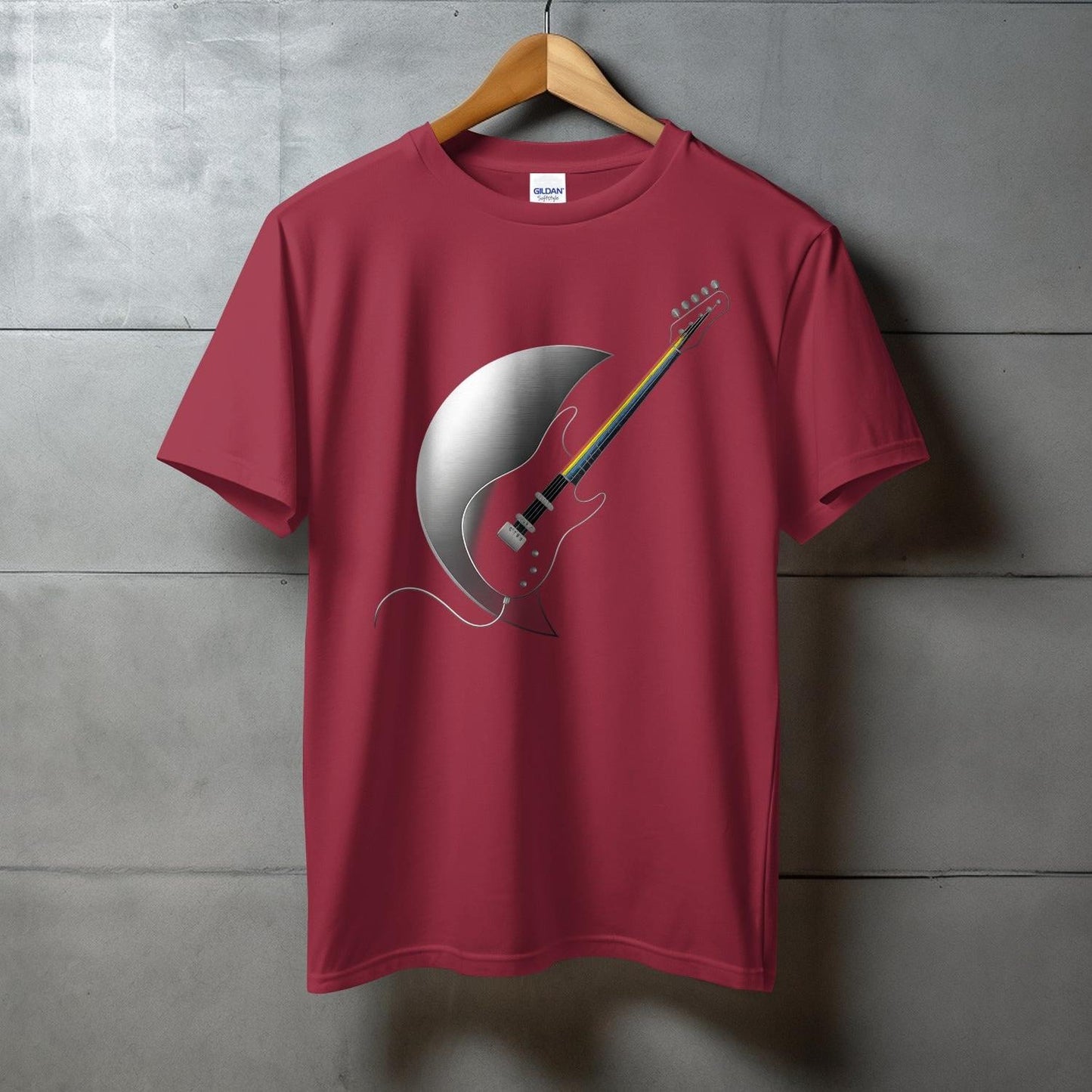 Electric Guitar Graphic Red Tee product