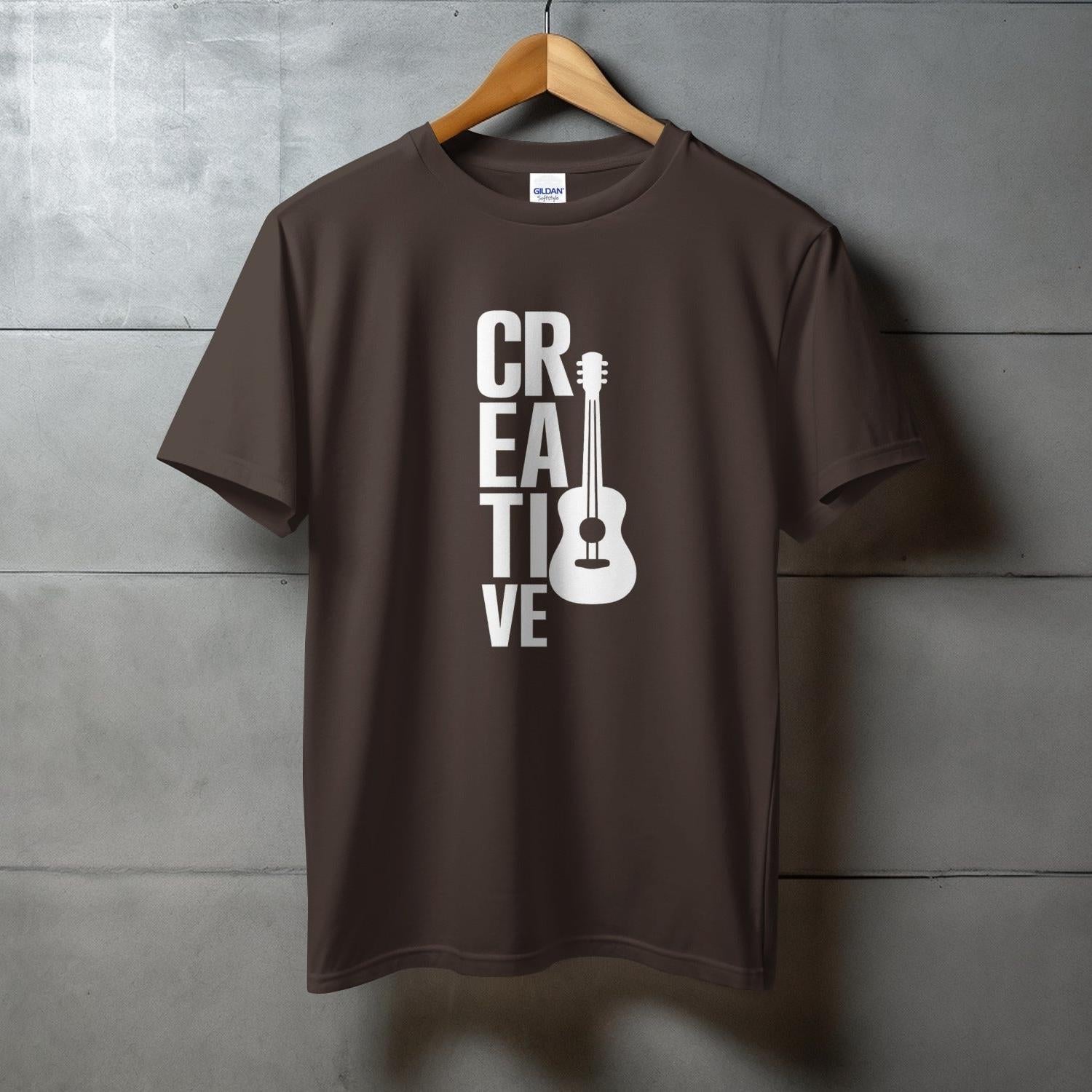 Creative Guitar Graphic Printed T-shirt product type