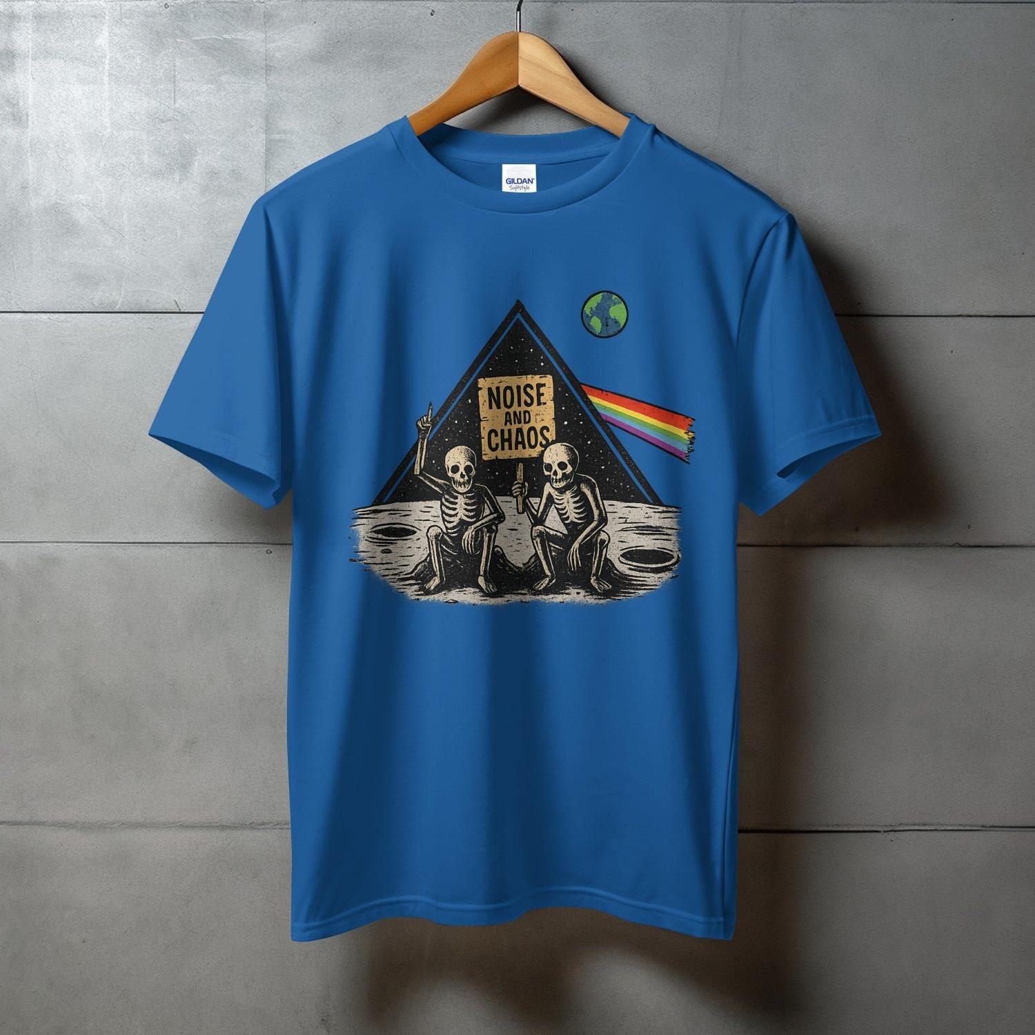 Noise and Chaos Rainbow Skeleton T-shirt product