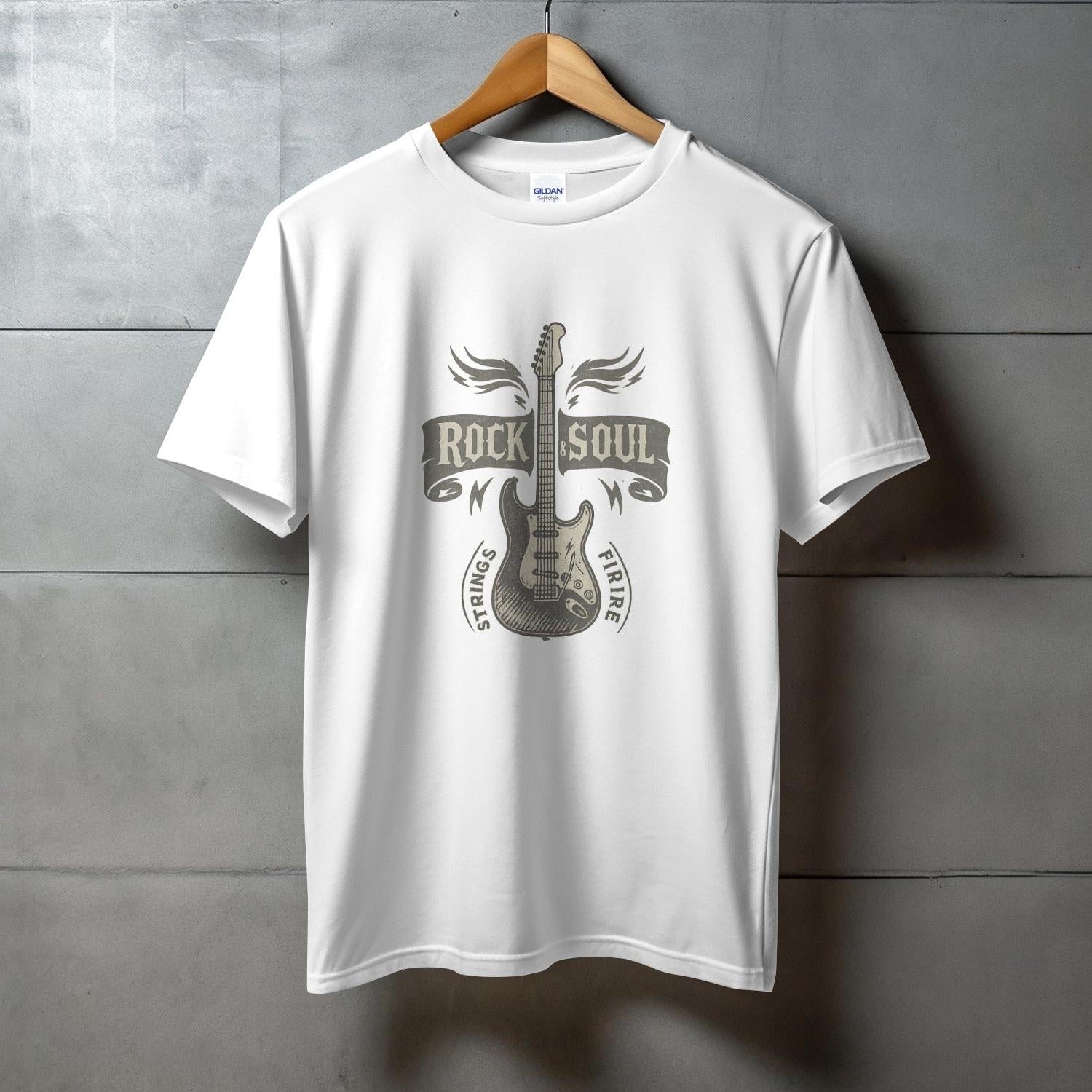 Rock Soul Guitar Graphic Print T-Shirt product type