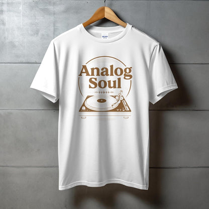 Analog Soul Turntable Design T-shirt product type
