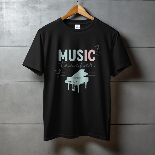 Music Teacher Graphic Tee with Piano Design product