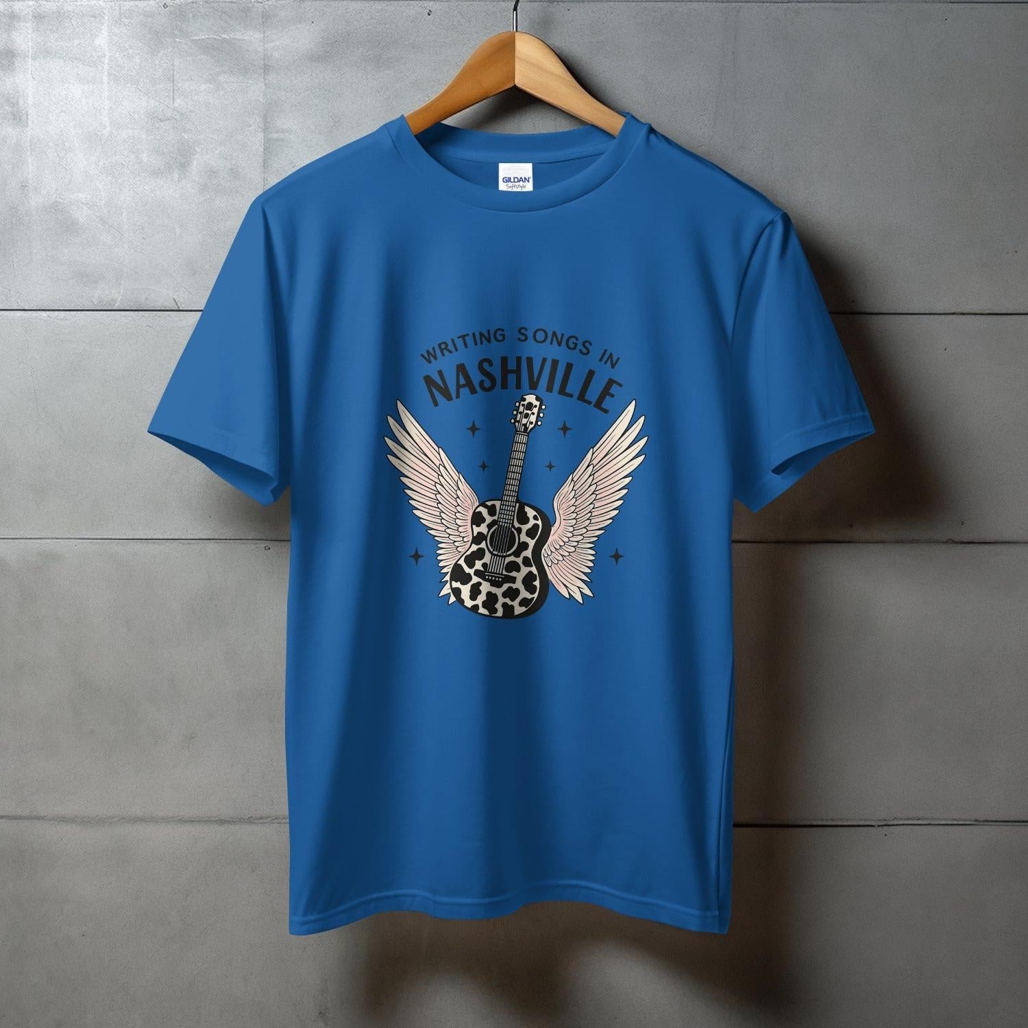 Writing Songs in Nashville Guitar Wings T-shirt product