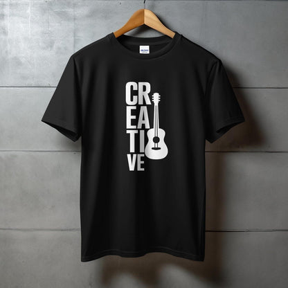 Creative Guitar Design Graphic T-Shirt product