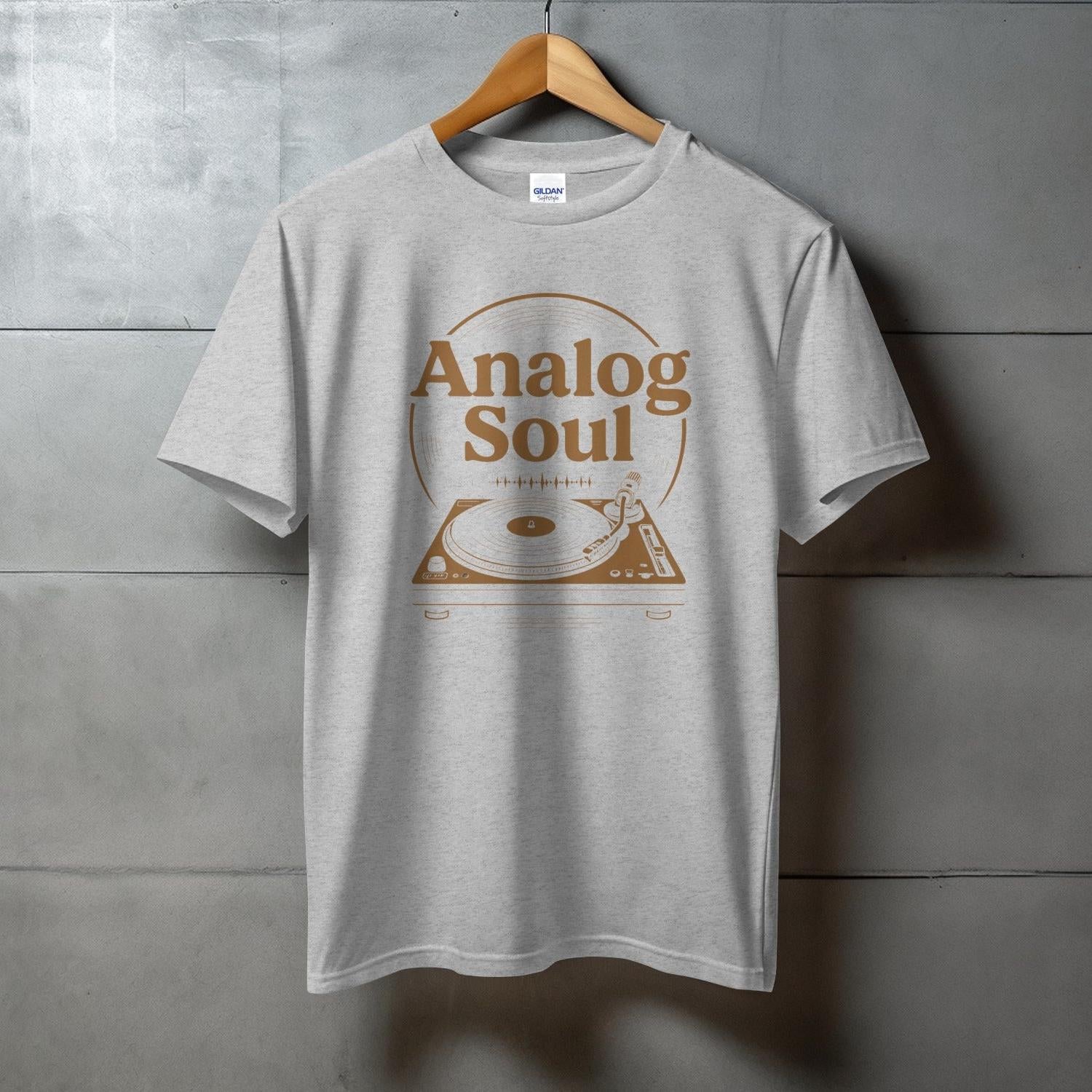 Analog Soul Graphic Tee Unique Music Themed Product