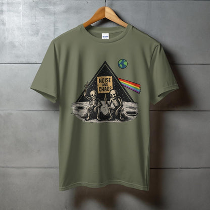 Skeletons Rainbow Noise and Chaos Graphic T-Shirt product