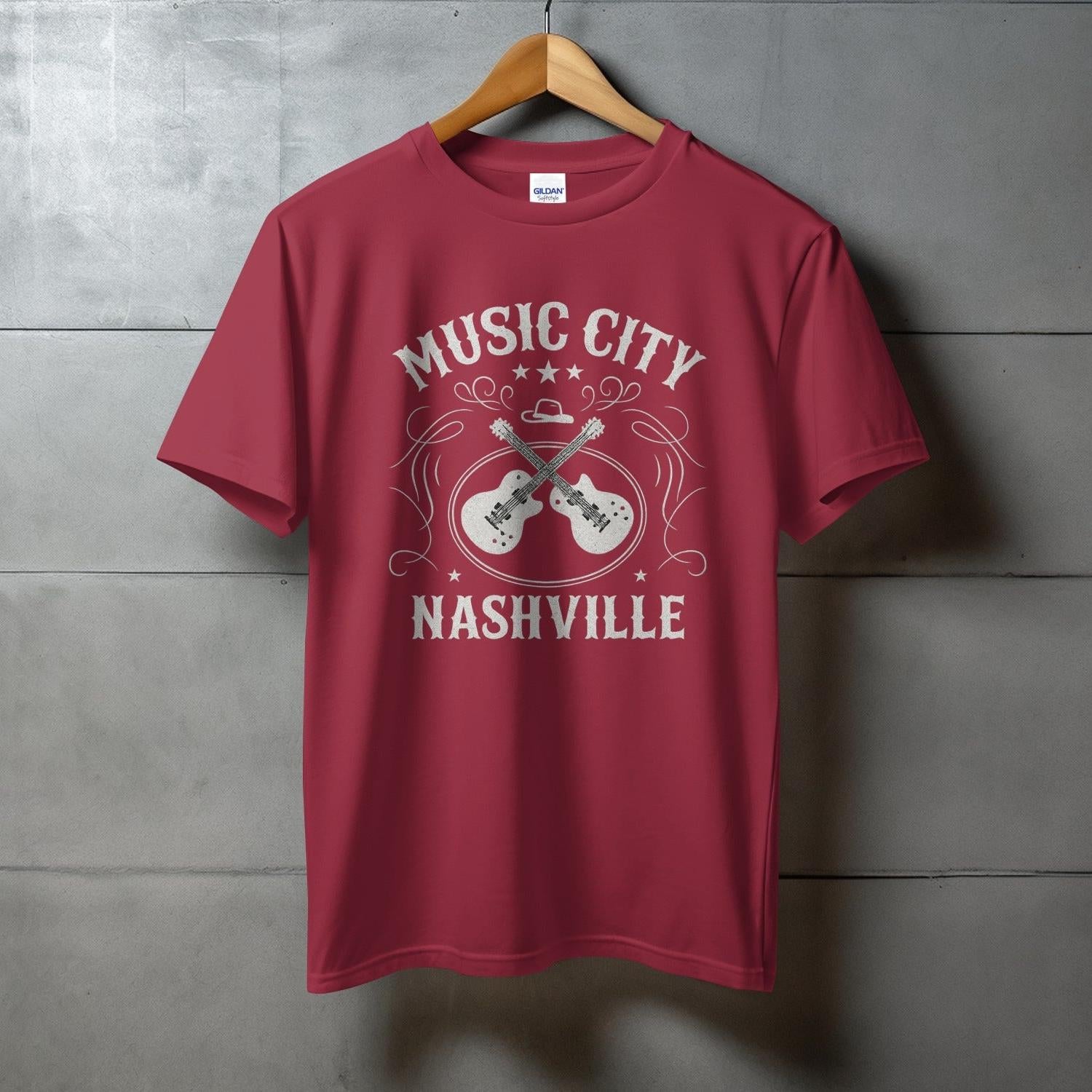 Music City Nashville Graphic Tee Shirt product type