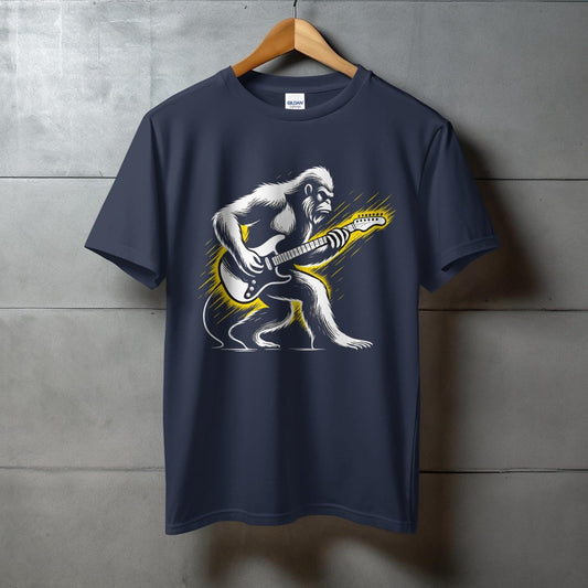 Guitar Playing Gorilla Graphic T-Shirt product