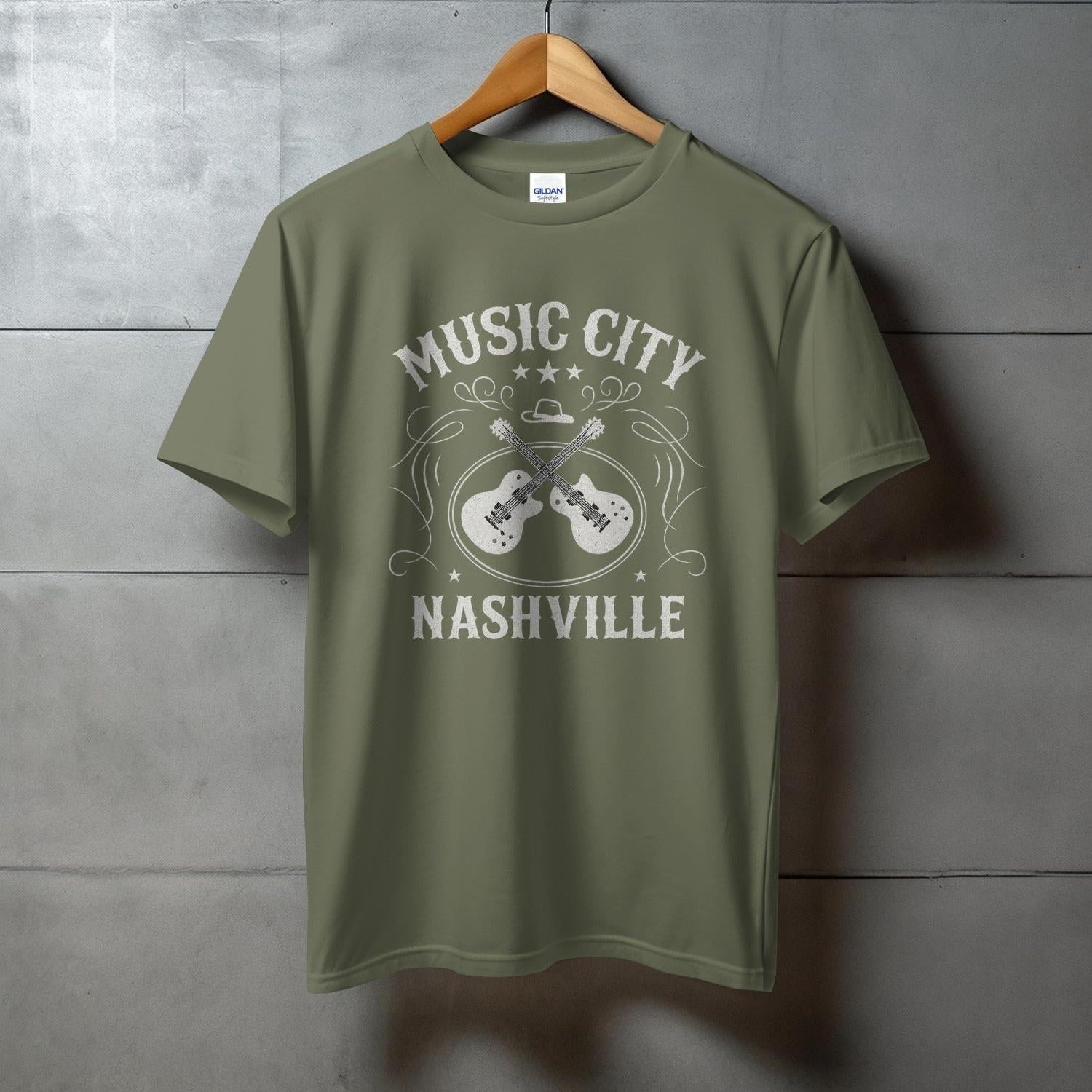 Music City Nashville Graphic Tees Stylish Casual product