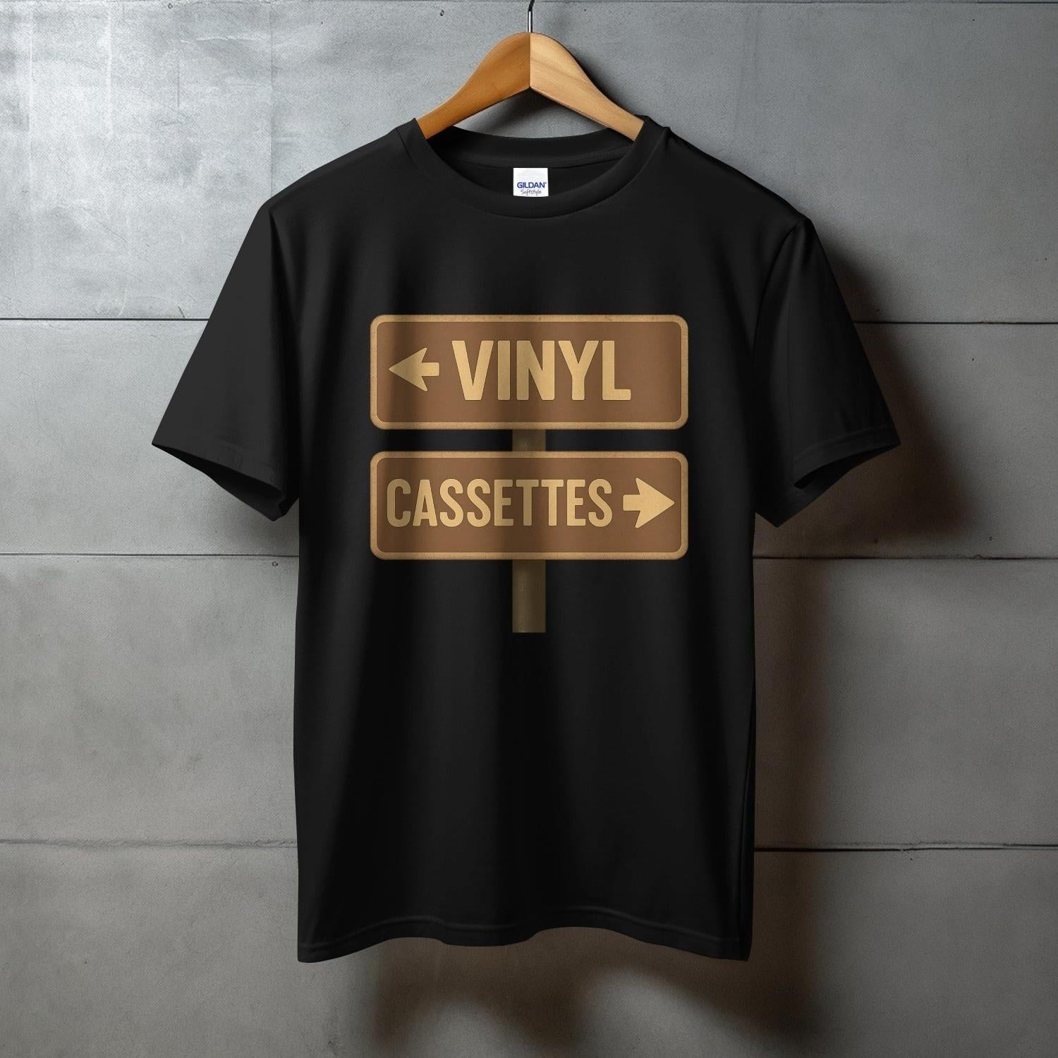 Vinyl Cassettes Graphic T-Shirt for Music Lovers product