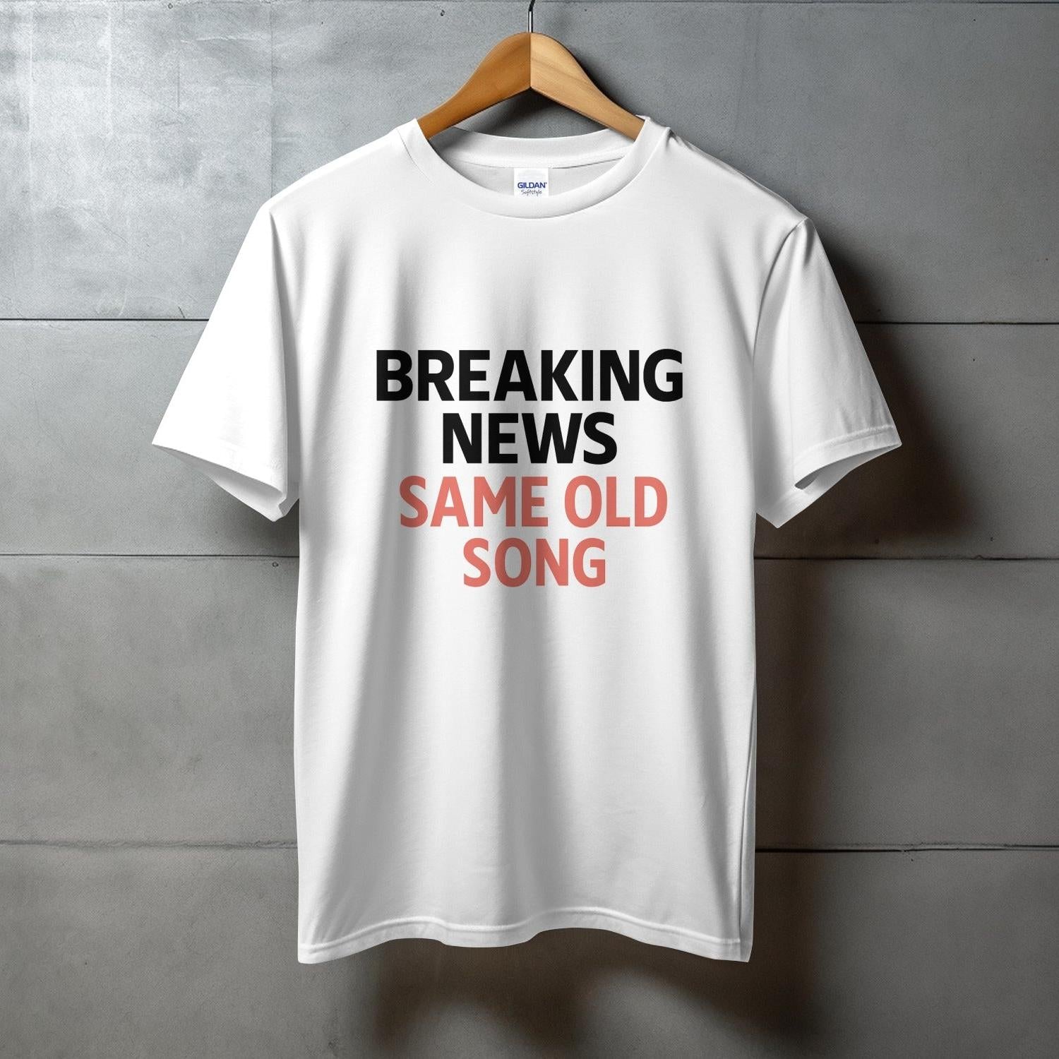 Breaking News Same Old Song Graphic Tee product