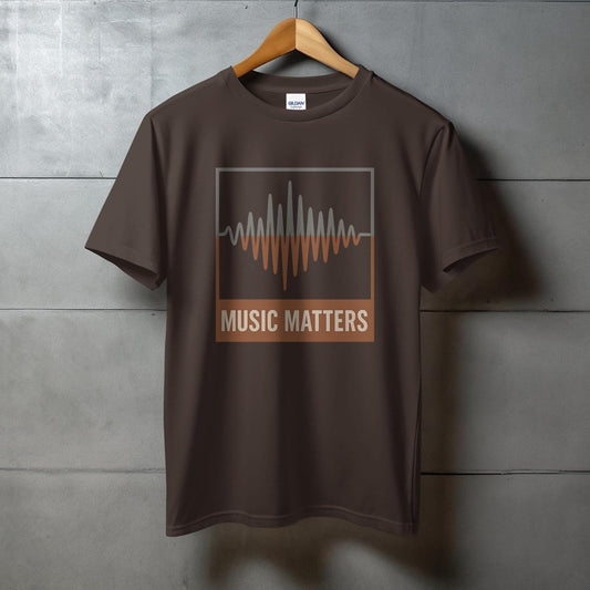 Music Matters Graphic Waveform Design T-shirt product