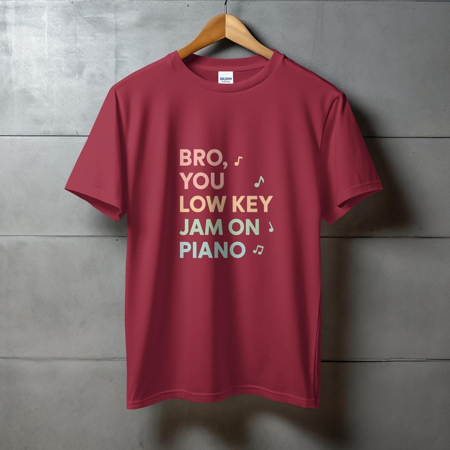 Bro You Low Key Jam On Piano T-Shirt product